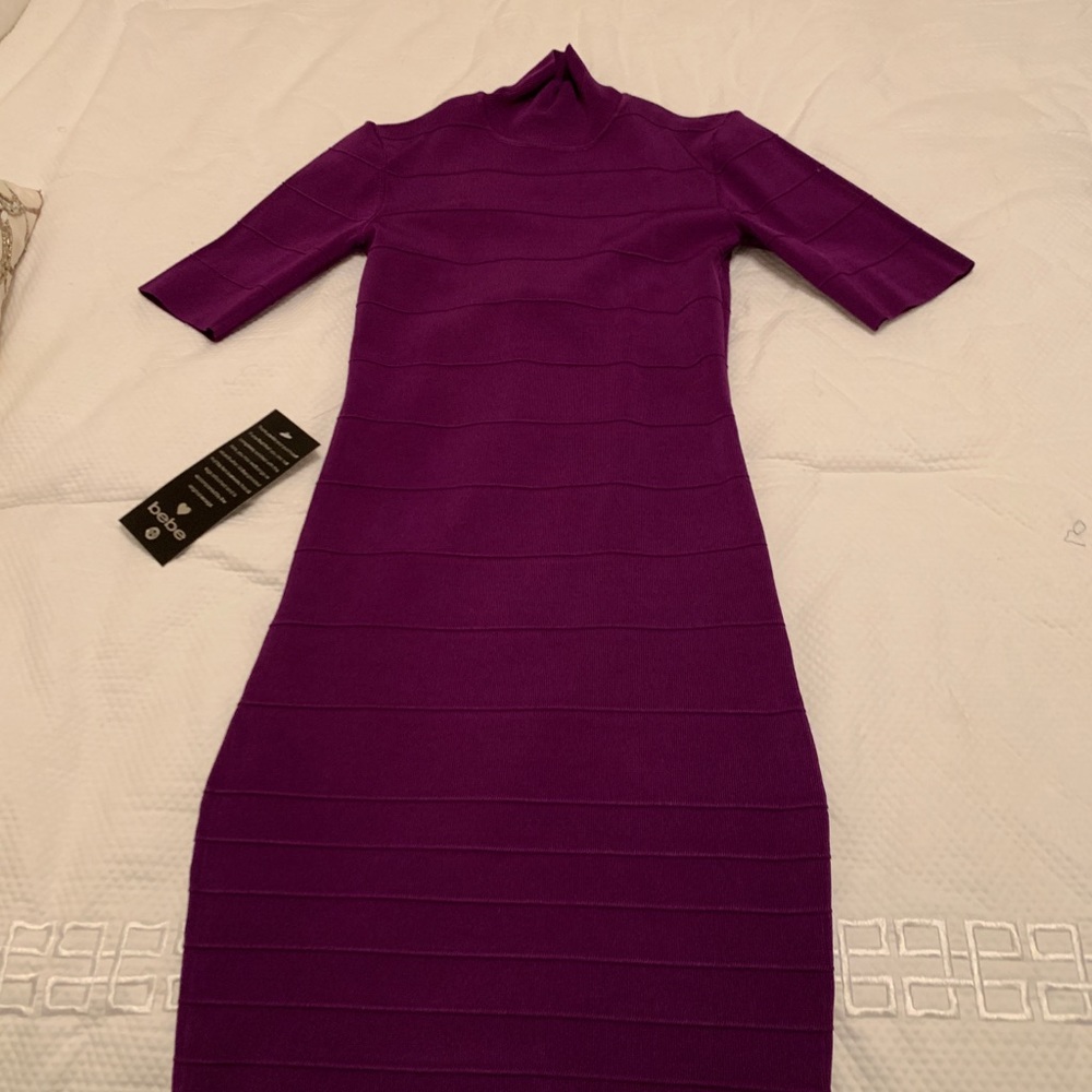 Bebe purple dress
